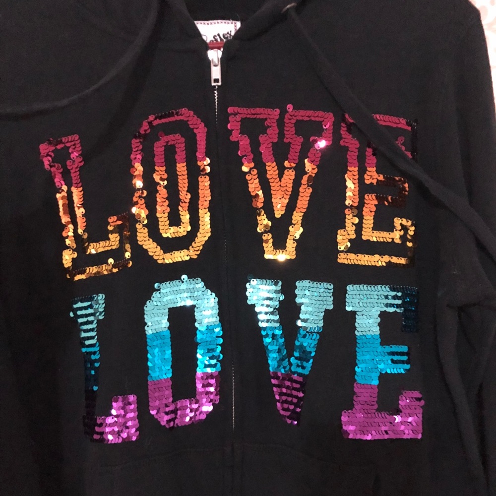 Hoodie Jacket with sequins